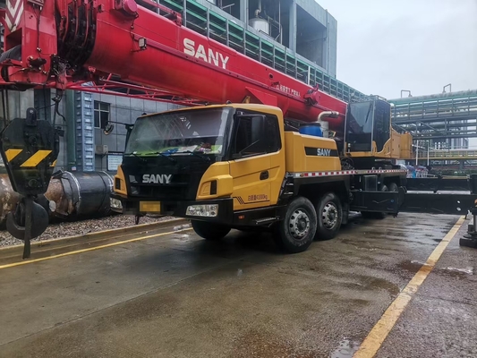 Good price 2021 SANY STC500E 50T Used Truck Crane 5-Section Boom online