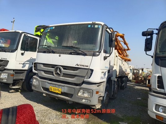 2013 Zoomlion 52M Concrete Pump Truck on Mercedes-Benz Chassis 52 Meters