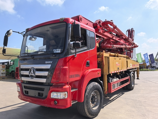 Used 2019 Sany 37m Concrete Pump Truck with Benz Chassis 