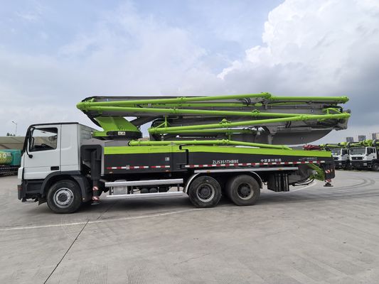 Giá tốt. Sử dụng và Zoomlion mới 49 mét máy bơm xe tải máy bơm bê tông Mercedes Benz khung gầm bê tông máy bơm trực tuyến