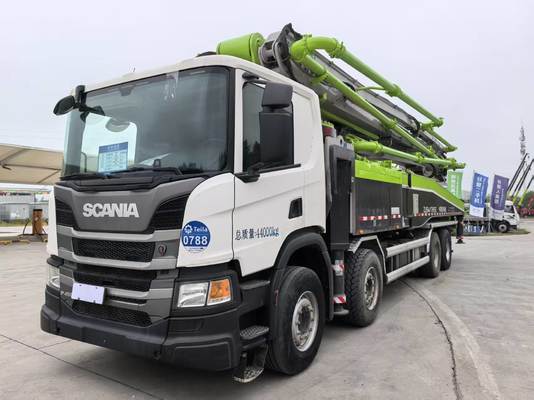 2020 Used Zoomlion 56m Concrete Pump Truck with Scania truck
