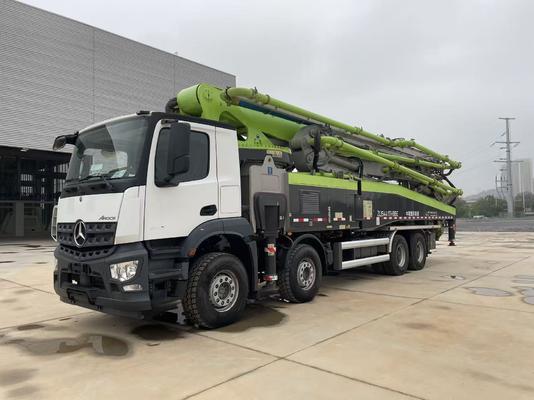 2021 Used Zoomlion 63m Concrete Pump Truck with Mercedes Benz truck