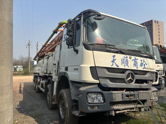 ভালো দাম ২০১৪ সালের Zoomlion ৫২ মিটার কংক্রিট পাম্প ট্রাক, বেঞ্জ চেসিস এবং ১৭০-২০০ ঘনমিটার/ঘণ্টা আউটপুট অনলাইন