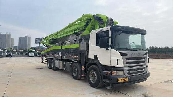 İyi bir fiyat. 2018 Model Kullanılmış Zoomlion 56 Metre Scania şasili Kamyona Monte Beton Pompası İnşaat Makinesi çevrimiçi