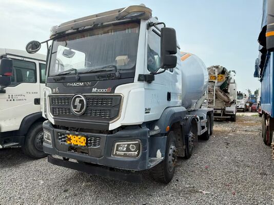Bom preço. 2021 Lingyu Usado 16m3 caminhão de mistura de concreto com chassi SHACMAN on-line