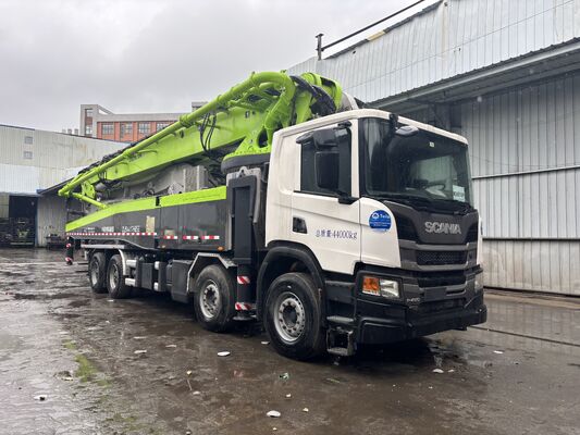 2021 Zoomlion 59M Concrete Pump Truck with Scania Chassis Used Pump Truck