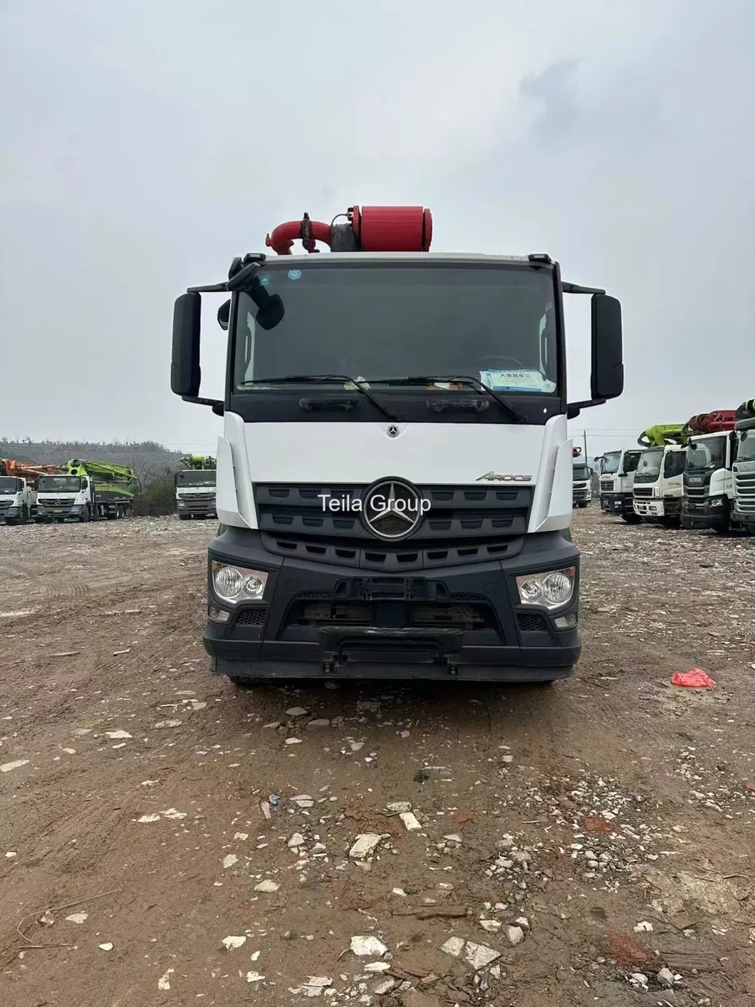 2020 2021 2022 Segunda mão 62m Sany Bento Boom Pump com chassi de concreto 1
