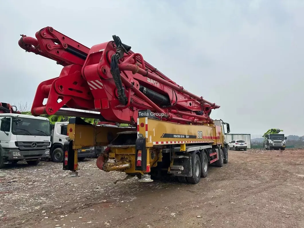 2020 2021 2022 Segunda mão 62m Sany Bento Boom Pump com chassi de concreto 2