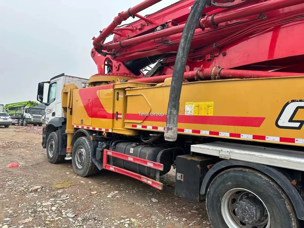 2020 2021 2022 Segunda mão 62m Sany Bento Boom Pump com chassi de concreto 3